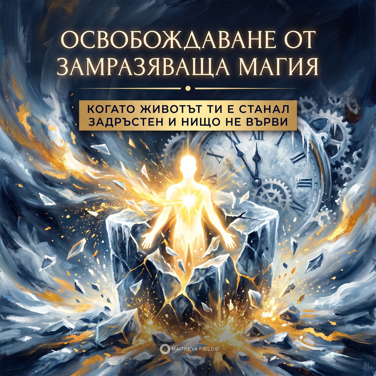 Освобождаване от замразяваща магия — българска корица