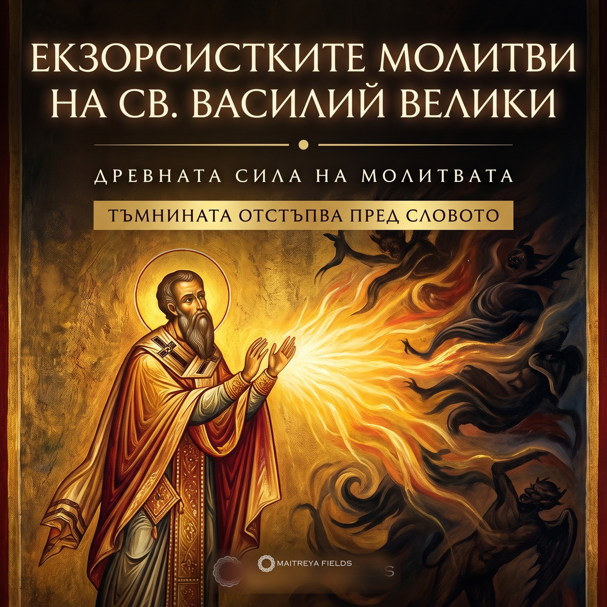 Екзорсистките молитви на св. Василий Велики — българска корица