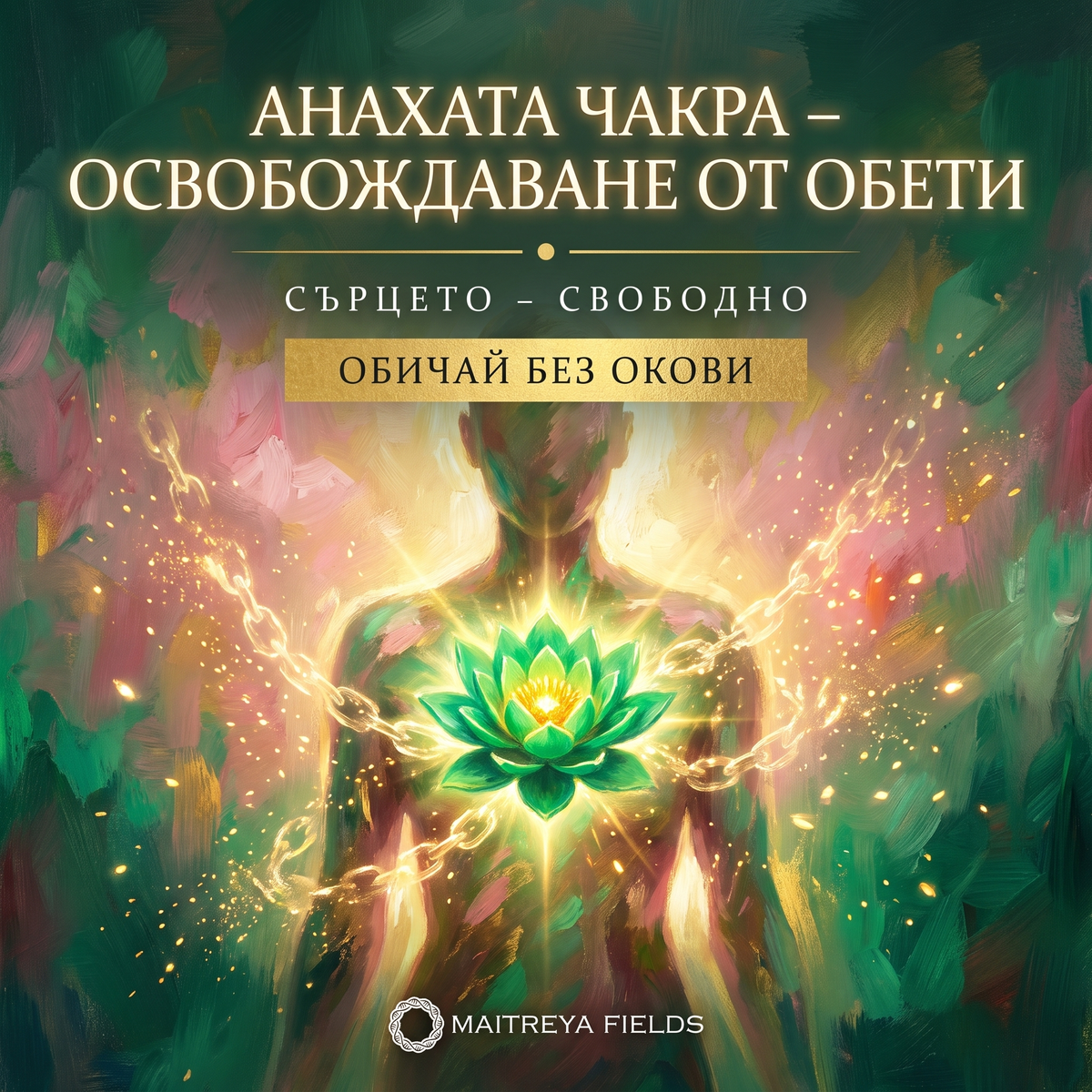 АНАХАТА ЧАКРА – ОСВОБОЖДАВАНЕ ОТ ОБЕТИ — българска корица