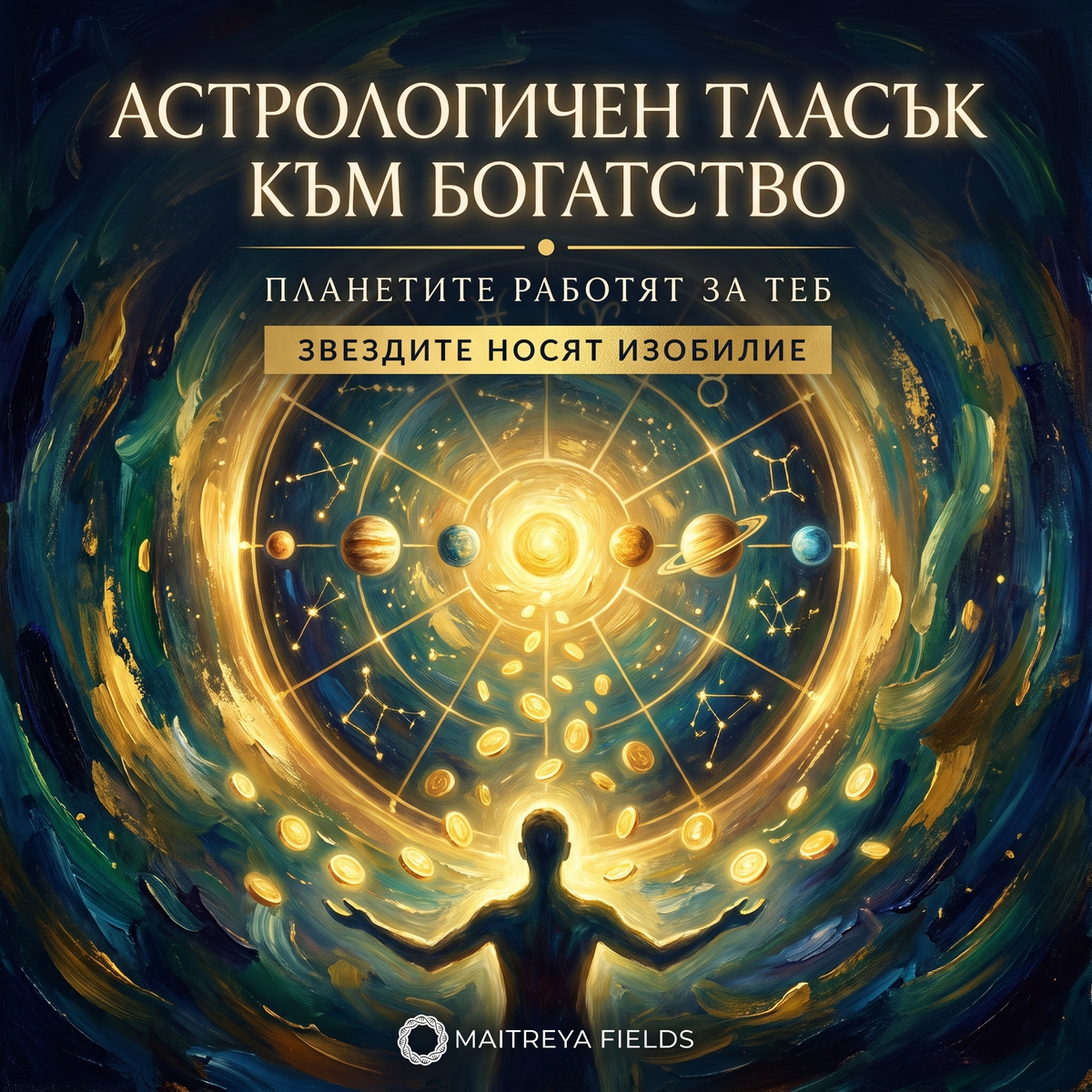 АСТРОЛОГИЧЕН ТЛАСЪК КЪМ БОГАТСТВО — българска корица