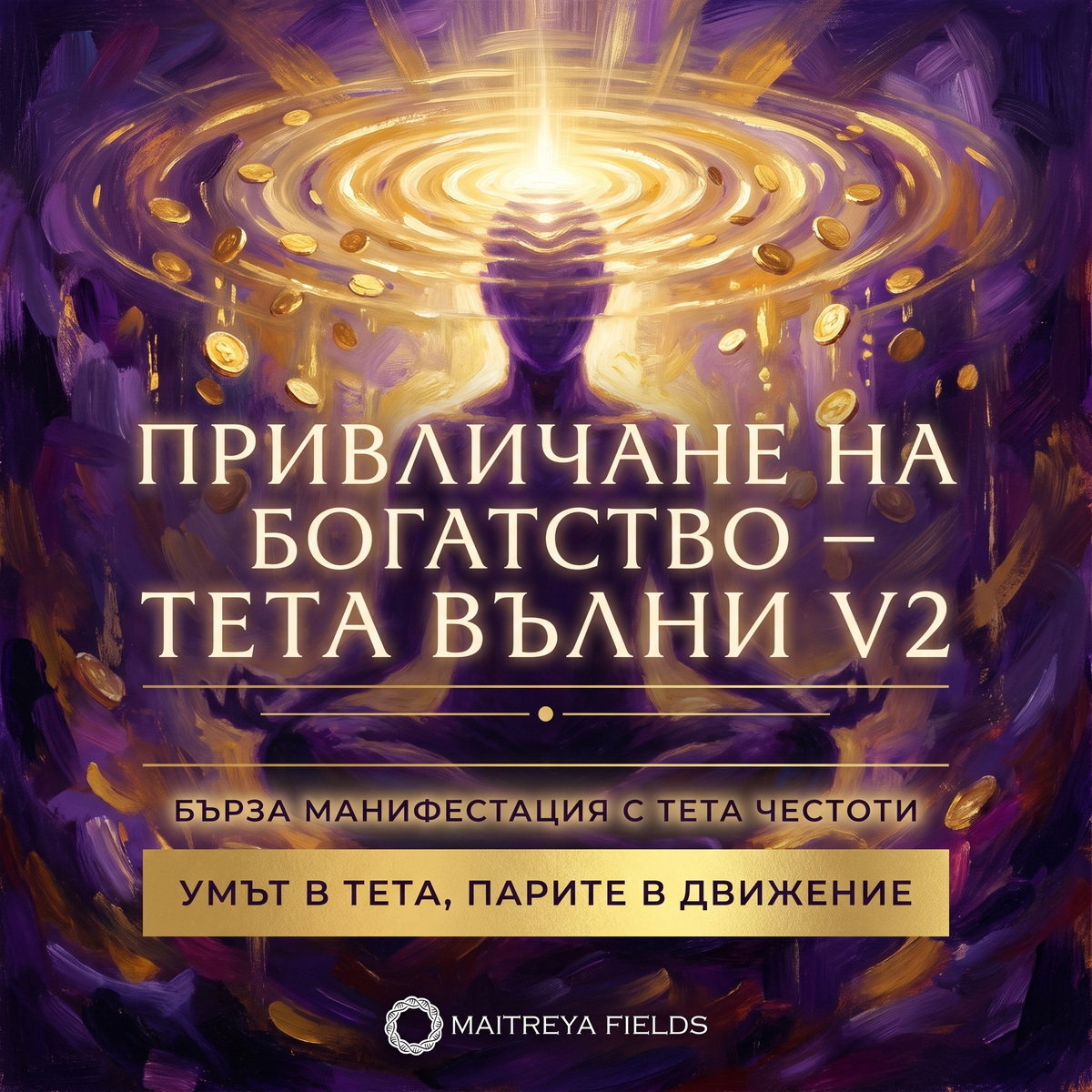 ПРИВЛИЧАНЕ НА БОГАТСТВО – ТЕТА ВЪЛНИ V2 — българска корица