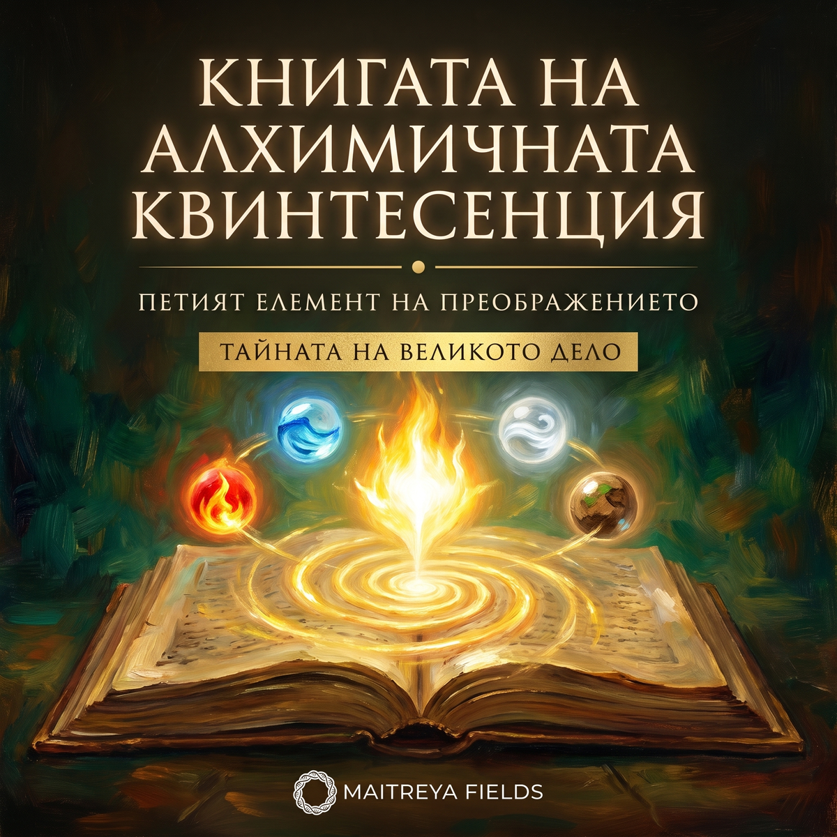 КНИГАТА НА АЛХИМИЧНАТА КВИНТЕСЕНЦИЯ — българска корица