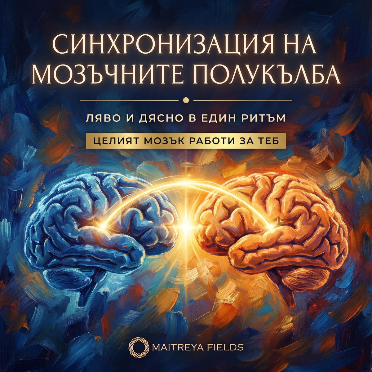 СИНХРОНИЗАЦИЯ НА МОЗЪЧНИТЕ ПОЛУКЪЛБА — българска корица