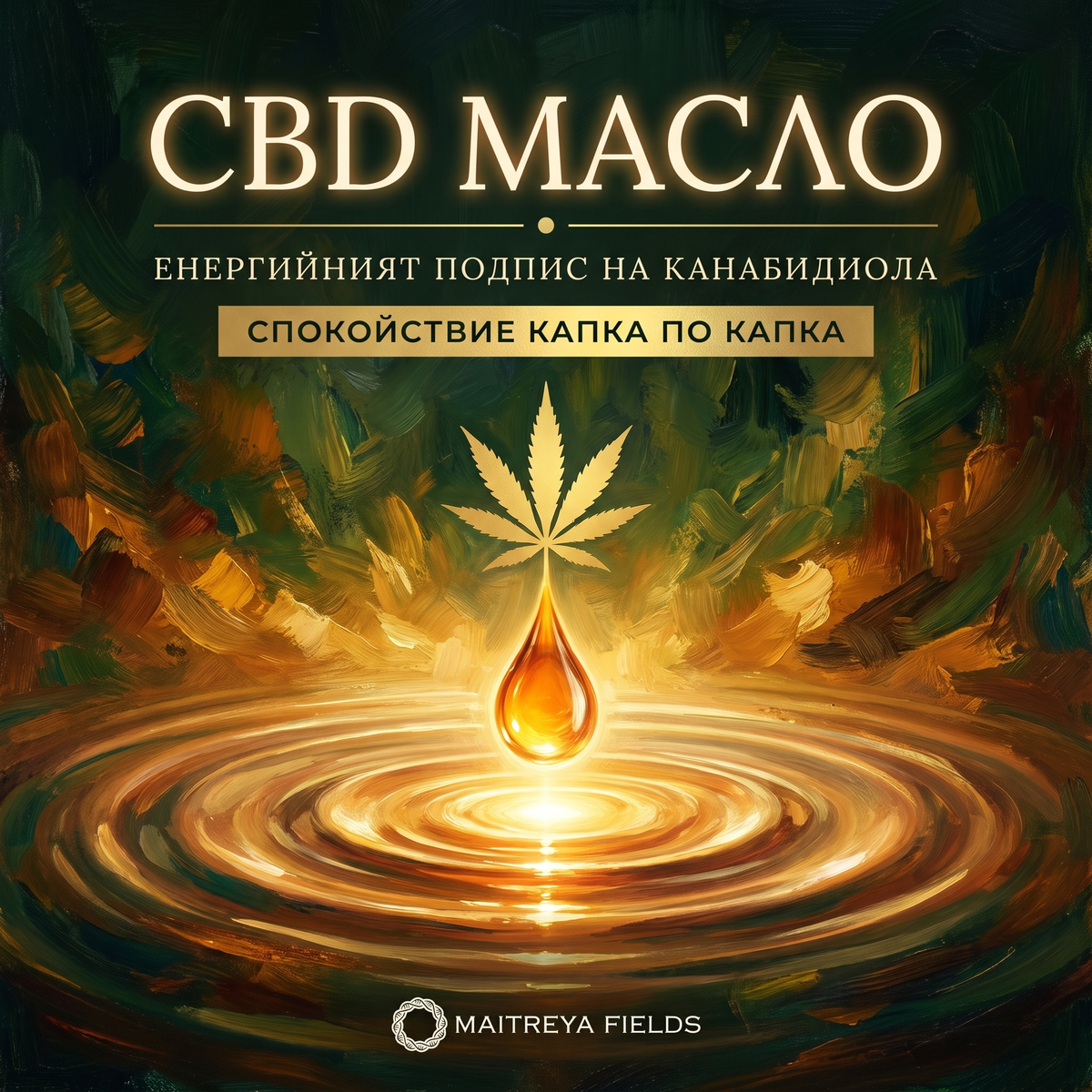 CBD МАСЛО — българска корица