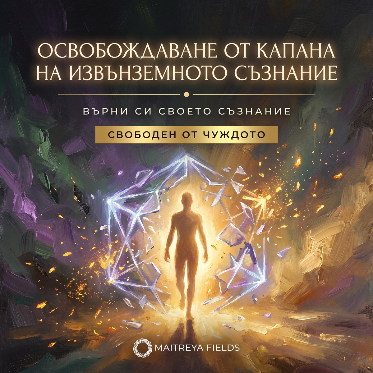 ОСВОБОЖДАВАНЕ ОТ КАПАНА НА ИЗВЪНЗЕМНОТО СЪЗНАНИЕ — българска корица