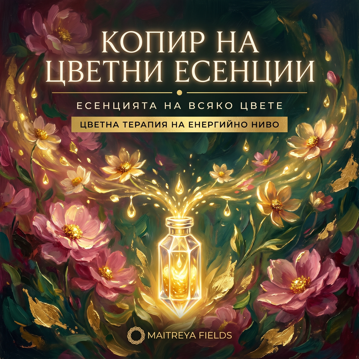КОПИР НА ЦВЕТНИ ЕСЕНЦИИ — българска корица