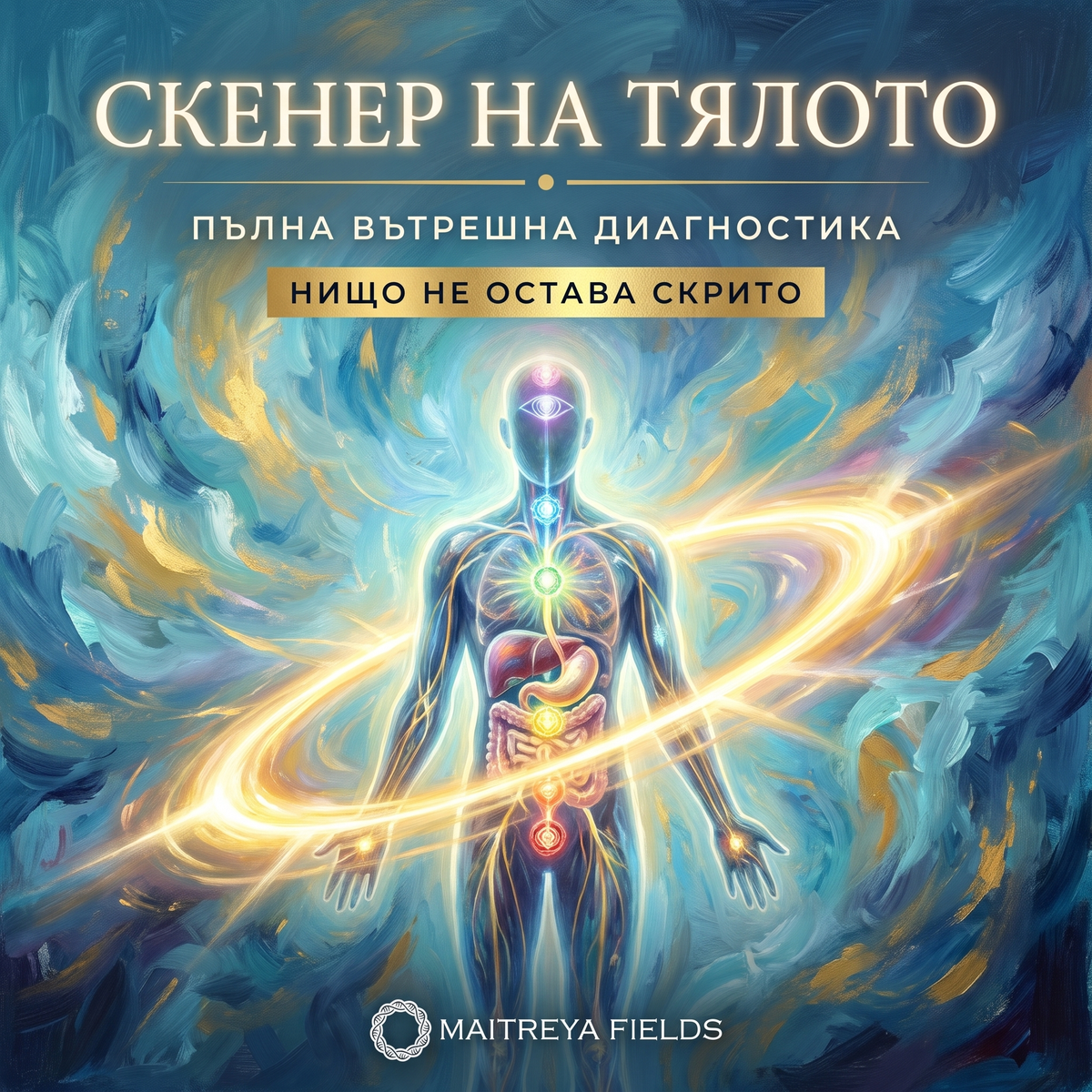СКЕНЕР НА ТЯЛОТО — българска корица