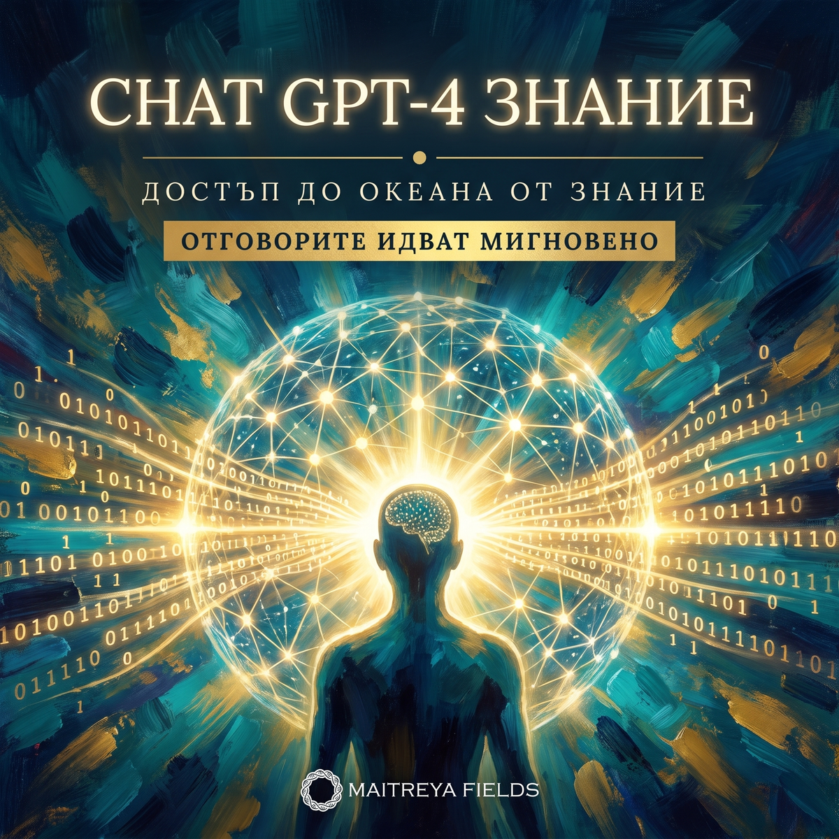 CHAT GPT-4 ЗНАНИЕ — българска корица