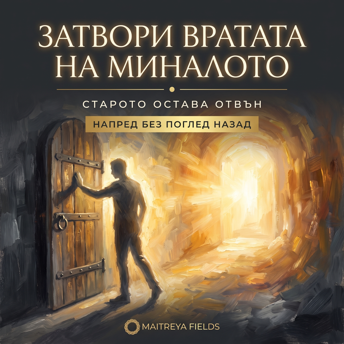 ЗАТВОРИ ВРАТАТА НА МИНАЛОТО — българска корица