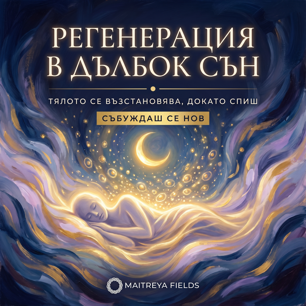 РЕГЕНЕРАЦИЯ В ДЪЛБОК СЪН — българска корица