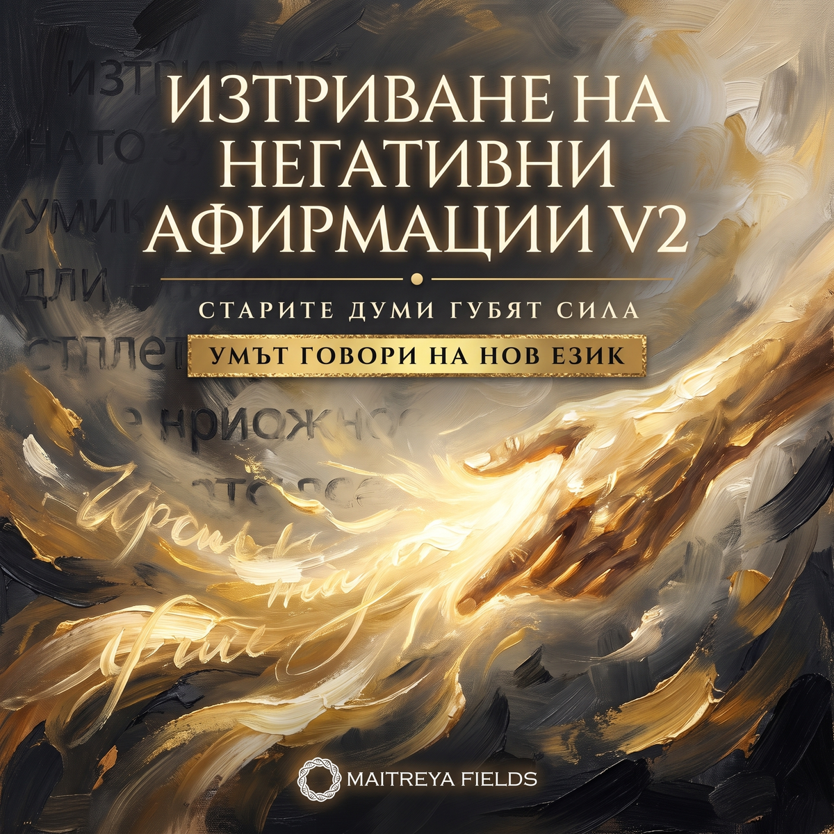 ИЗТРИВАНЕ НА НЕГАТИВНИ АФИРМАЦИИ V2 — българска корица