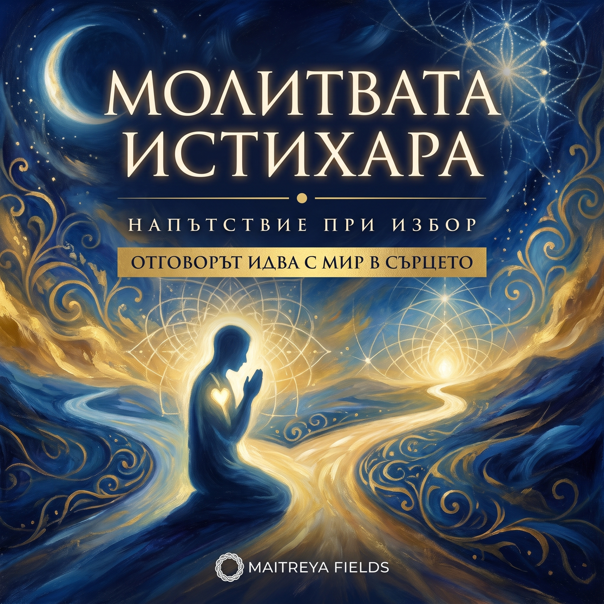 МОЛИТВАТА ИСТИХАРА — българска корица