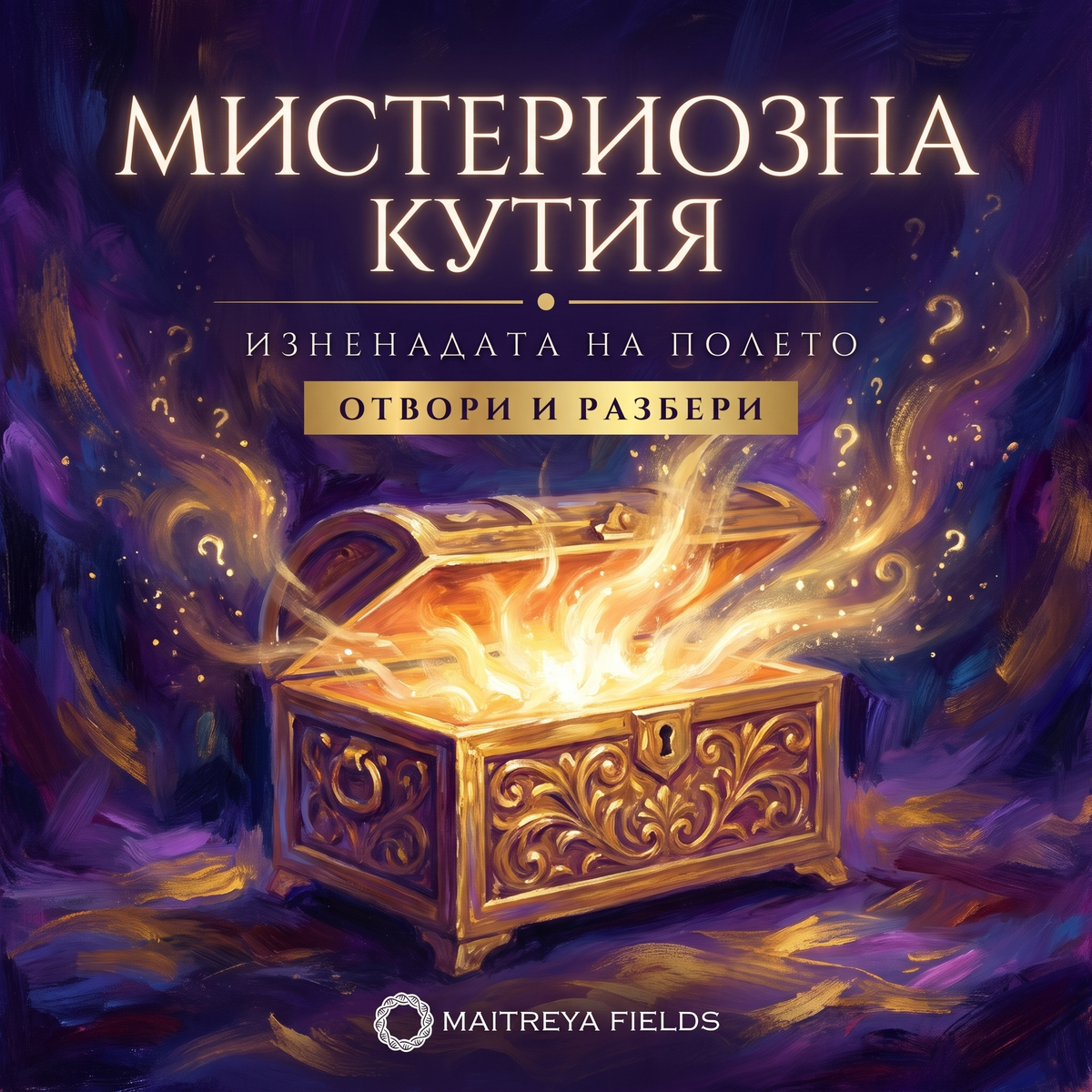 МИСТЕРИОЗНА КУТИЯ — българска корица