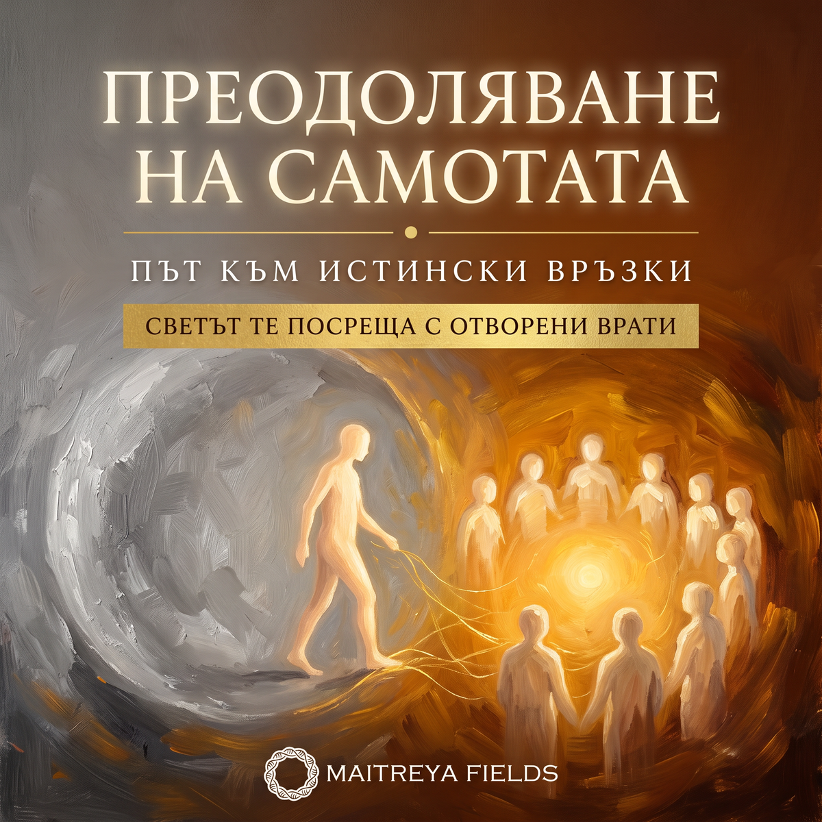 ПРЕОДОЛЯВАНЕ НА САМОТАТА — българска корица