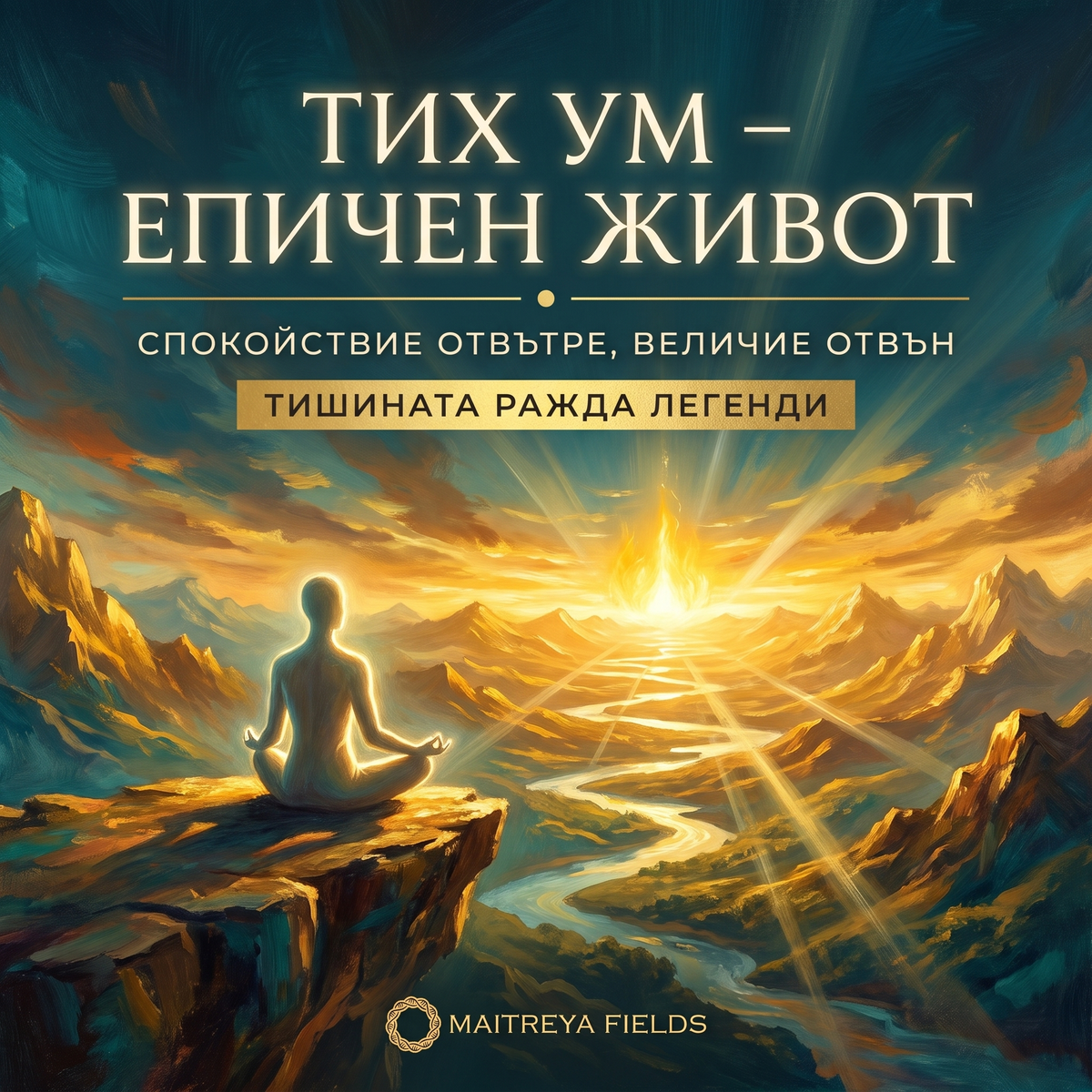 ТИХ УМ – ЕПИЧЕН ЖИВОТ — българска корица
