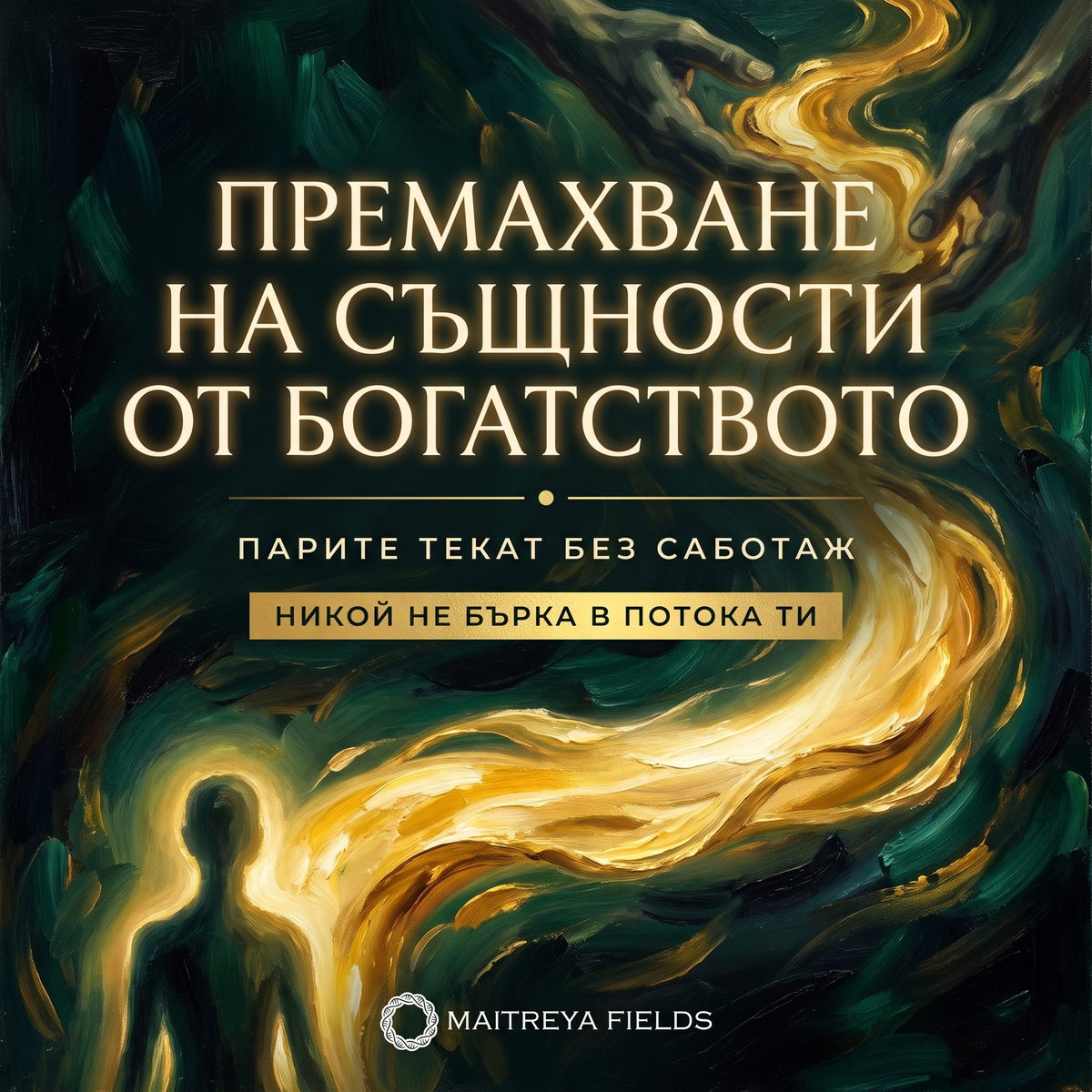 ПРЕМАХВАНЕ НА СЪЩНОСТИ ОТ БОГАТСТВОТО — българска корица