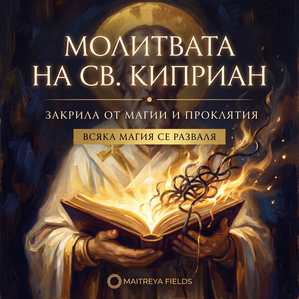 МОЛИТВАТА НА СВ. КИПРИАН — българска корица