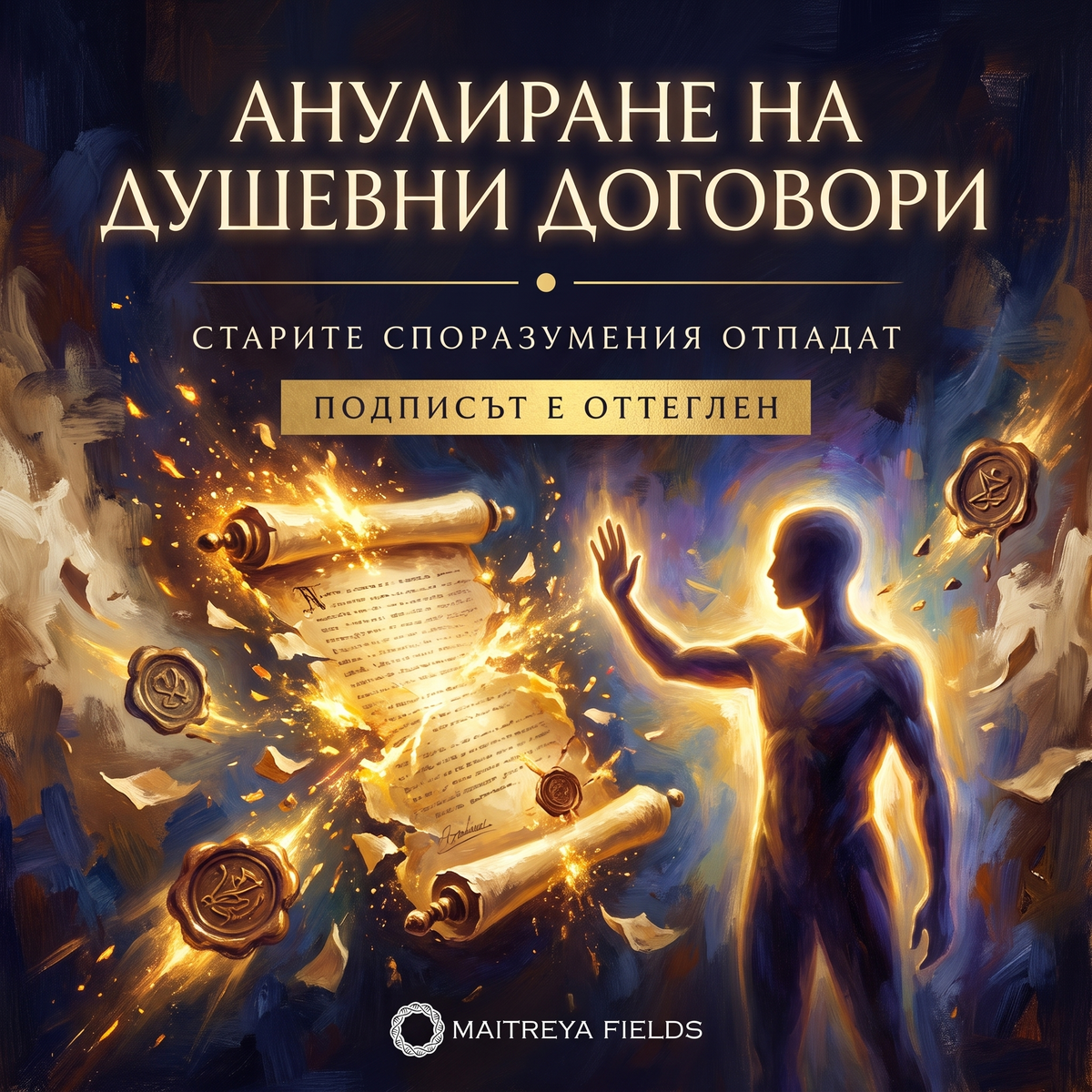 АНУЛИРАНЕ НА ДУШЕВНИ ДОГОВОРИ — българска корица