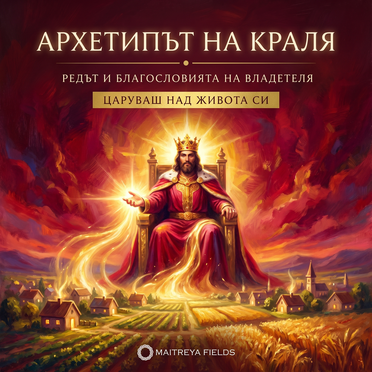 АРХЕТИПЪТ НА КРАЛЯ — българска корица