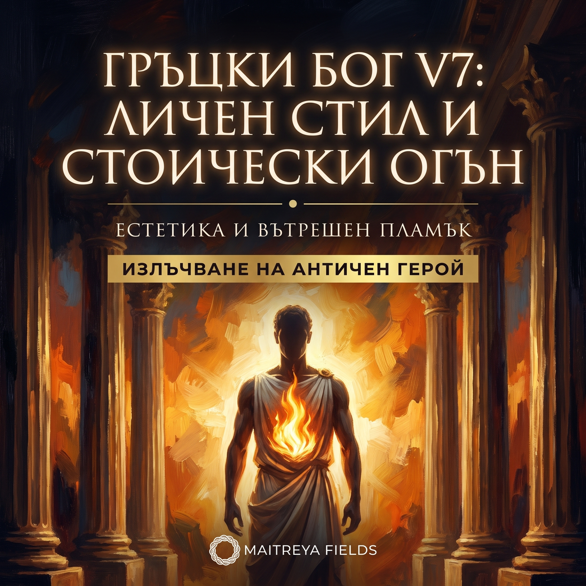 ГРЪЦКИ БОГ V7: ЛИЧЕН СТИЛ И СТОИЧЕСКИ ОГЪН — българска корица