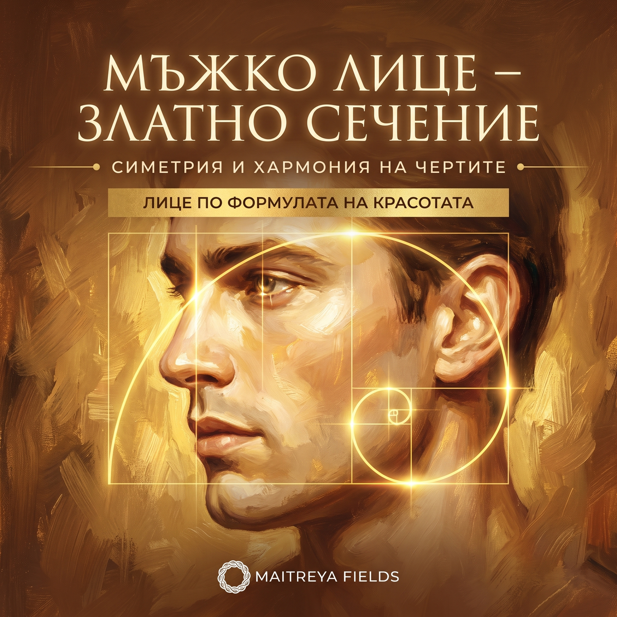 Мъжко лице — златно сечение — българска корица