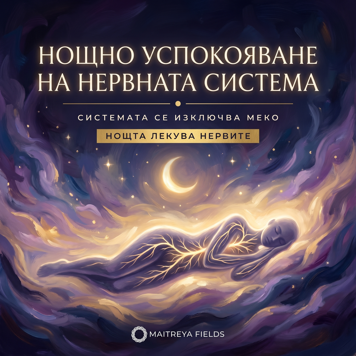 Нощно успокояване на нервната система [ДМ + аудио] — българска корица