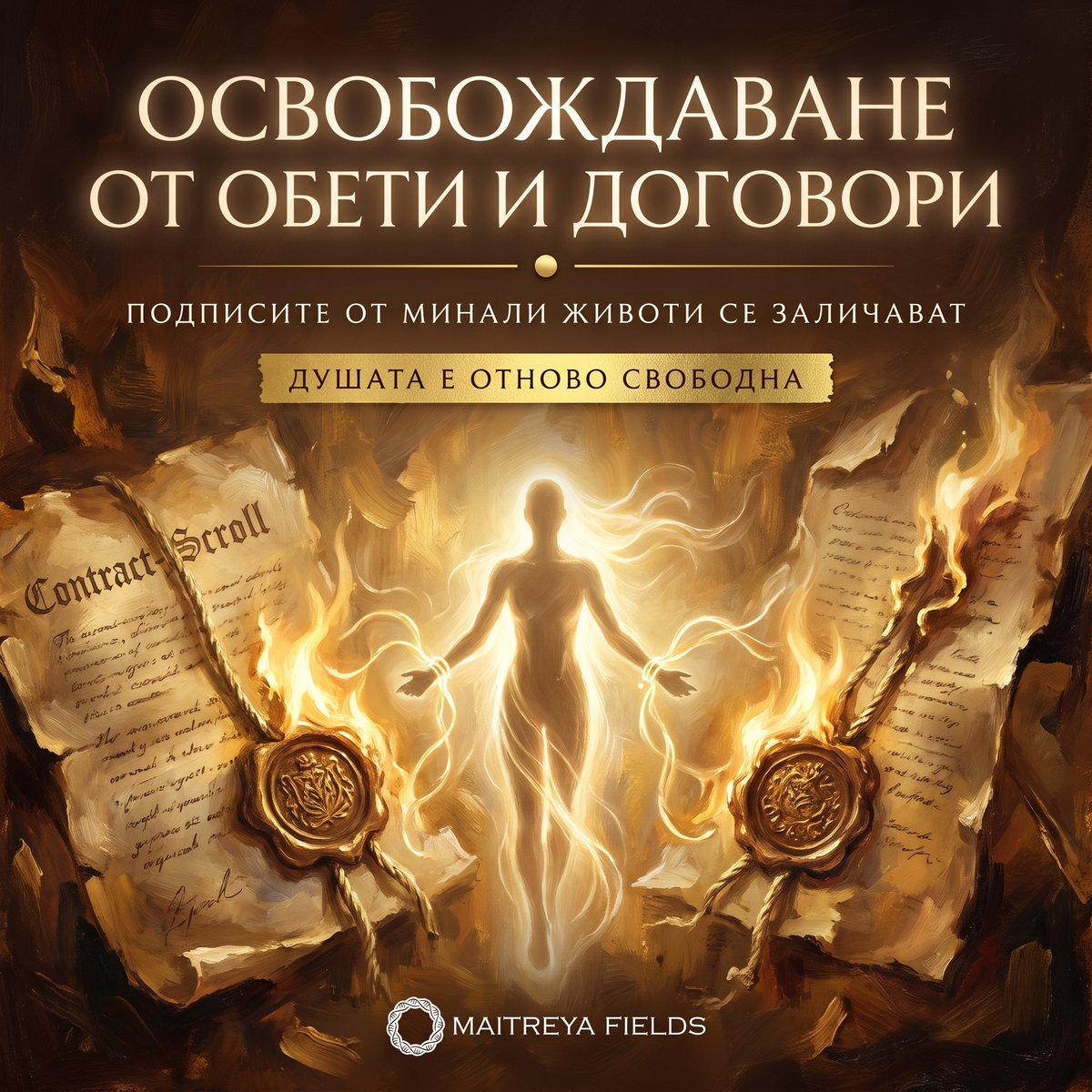 ОСВОБОЖДАВАНЕ ОТ ОБЕТИ И ДОГОВОРИ — българска корица