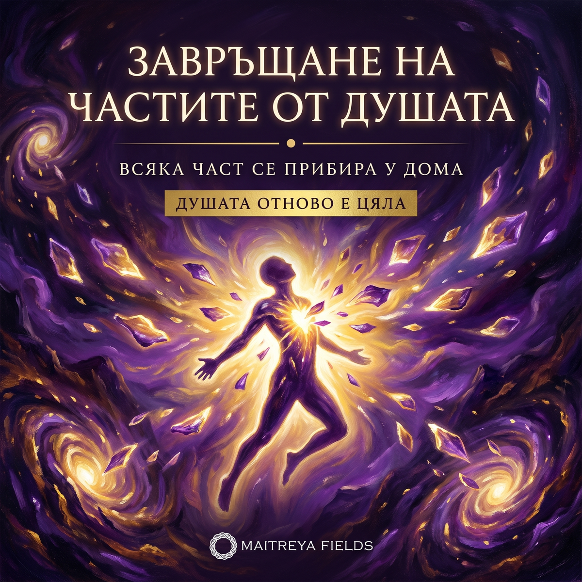 ЗАВРЪЩАНЕ НА ЧАСТИТЕ ОТ ДУШАТА — българска корица