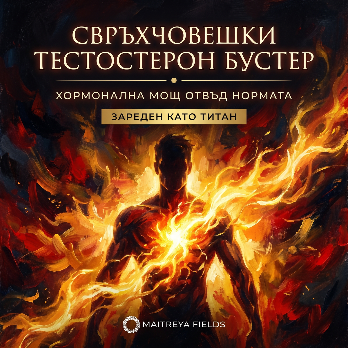СВРЪХЧОВЕШКИ ТЕСТОСТЕРОН БУСТЕР — българска корица