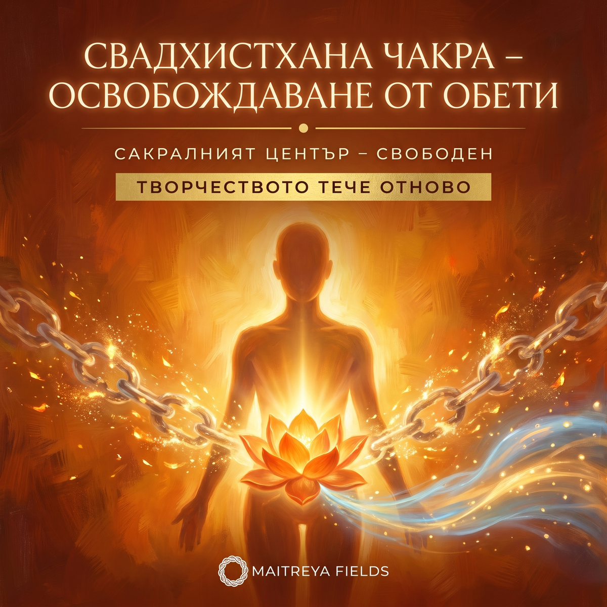 СВАДХИСТХАНА ЧАКРА – ОСВОБОЖДАВАНЕ ОТ ОБЕТИ — българска корица