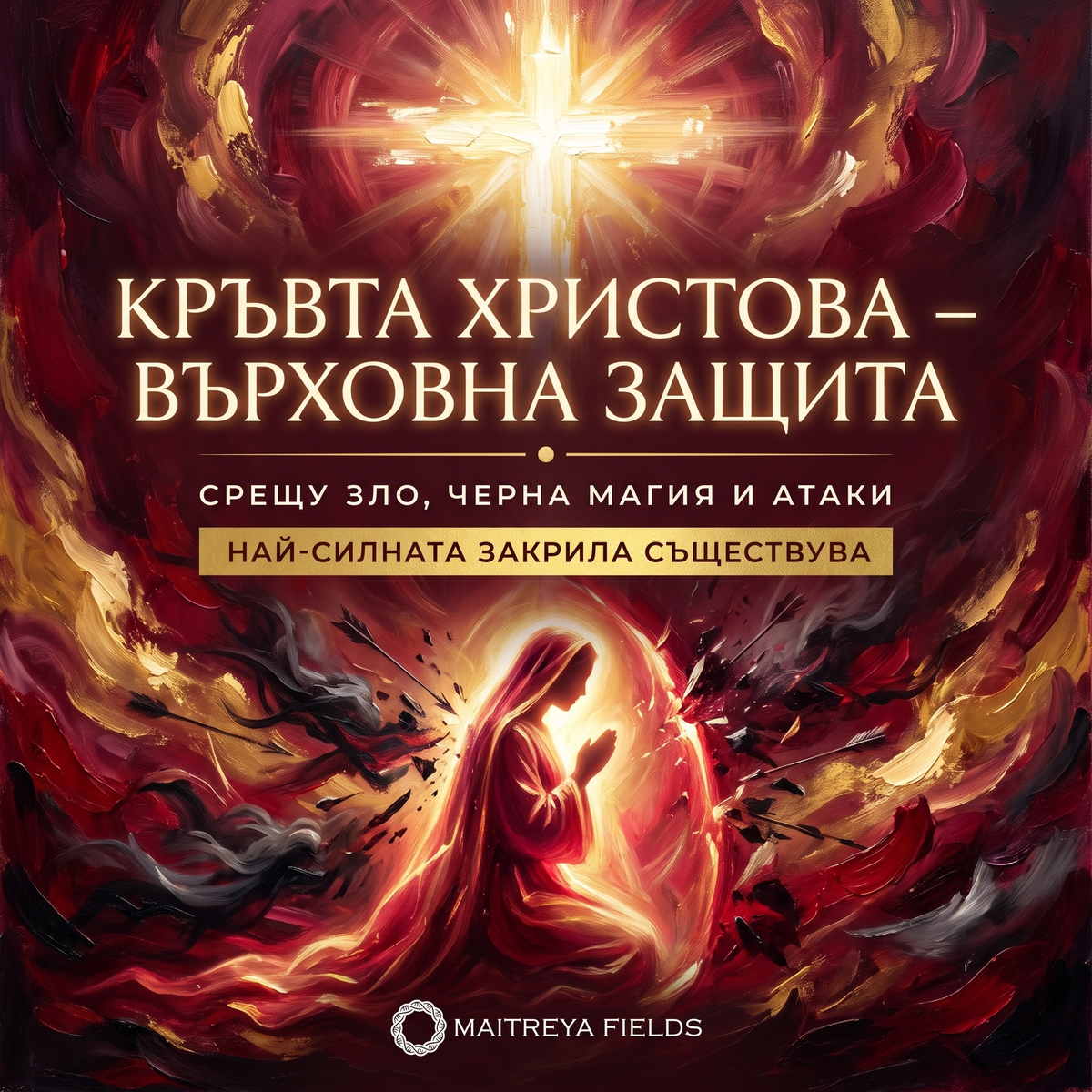КРЪВТА ХРИСТОВА – ВЪРХОВНА ЗАЩИТА — българска корица