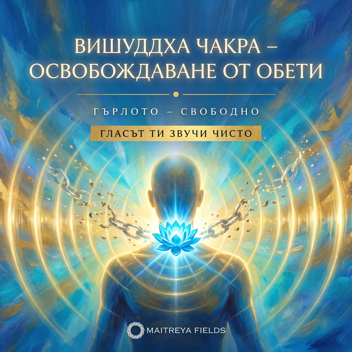 ВИШУДДХА ЧАКРА – ОСВОБОЖДАВАНЕ ОТ ОБЕТИ — българска корица